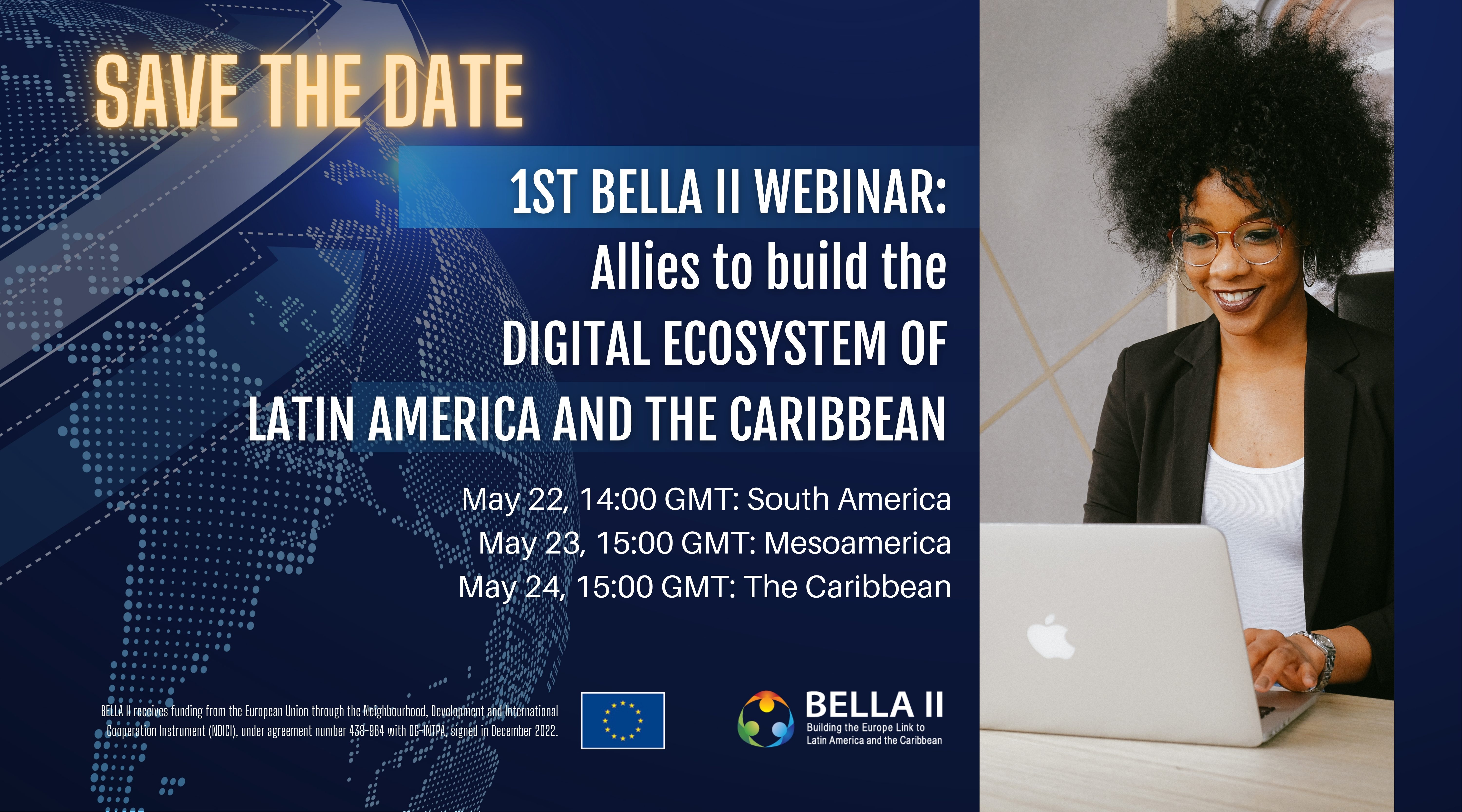 First webinar of BELLA II: Allying to build a digital ecosystem