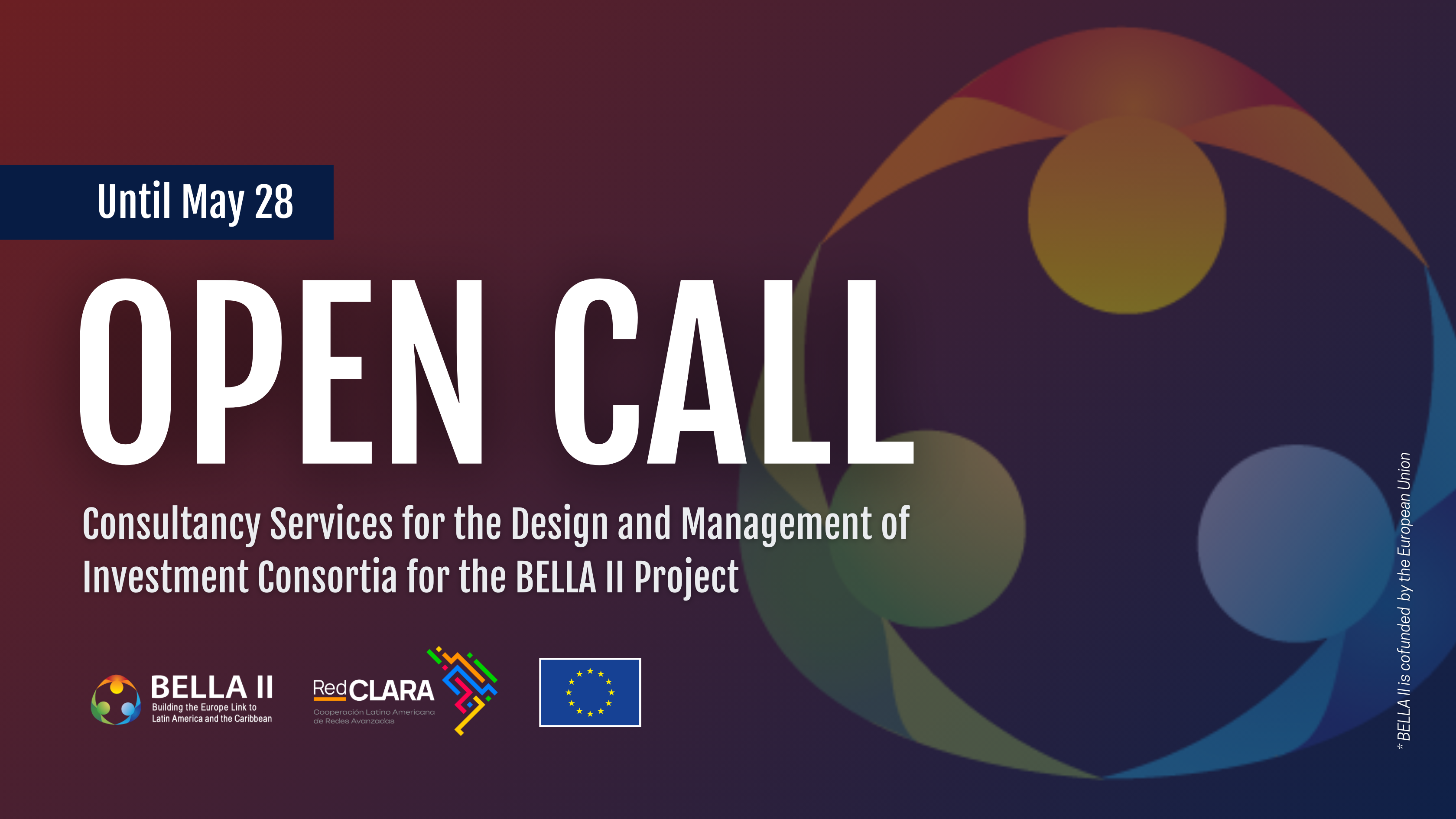 Call to tender: consultancy services for the design and management of the BELLA II investment consortia